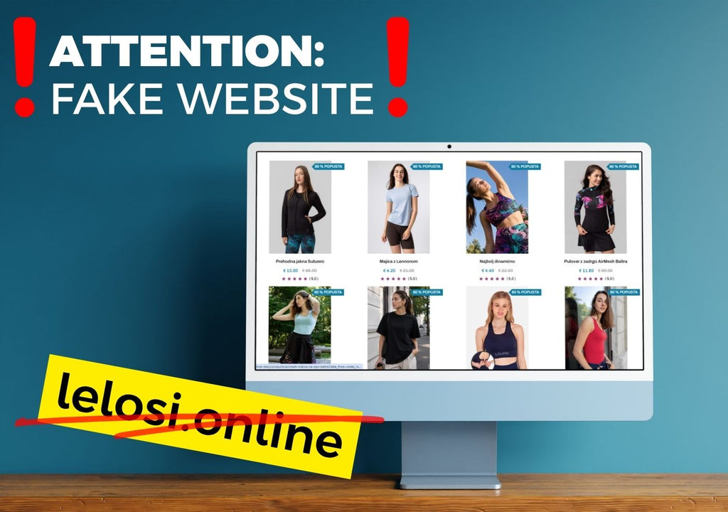 Notice about a fraudulent website