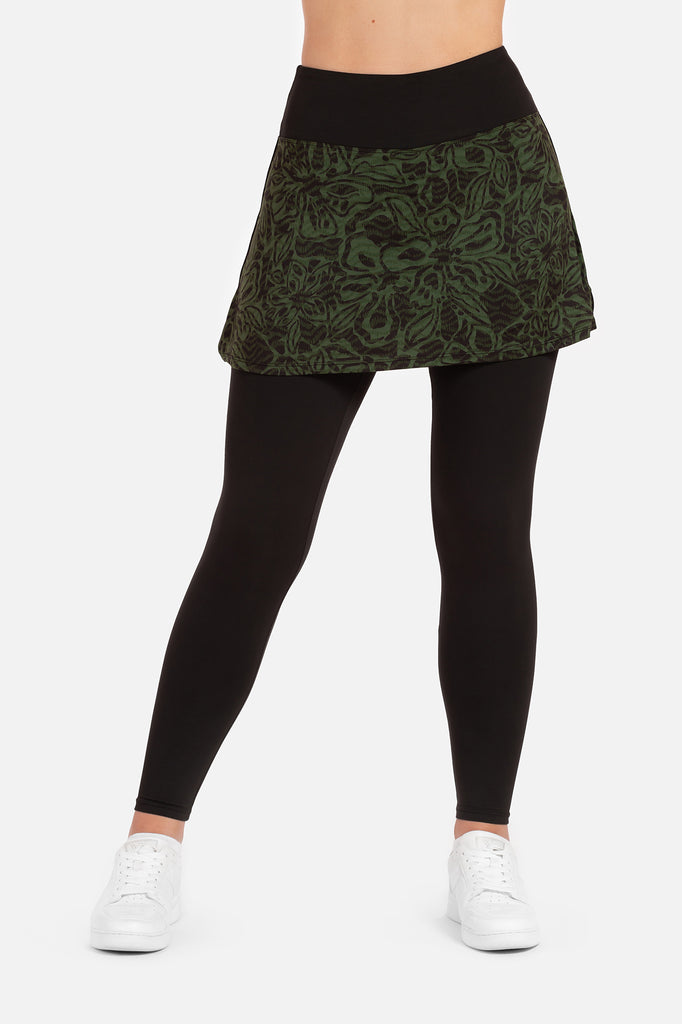 Skirt Sports skirt and pants 2 in 1 Flare Leg / Skirt Combo black sz Medium  EUC | eBay