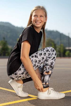 lelosi kids leggings blanche 1