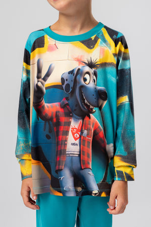 lelosi kids pyjamas dogvibe 1