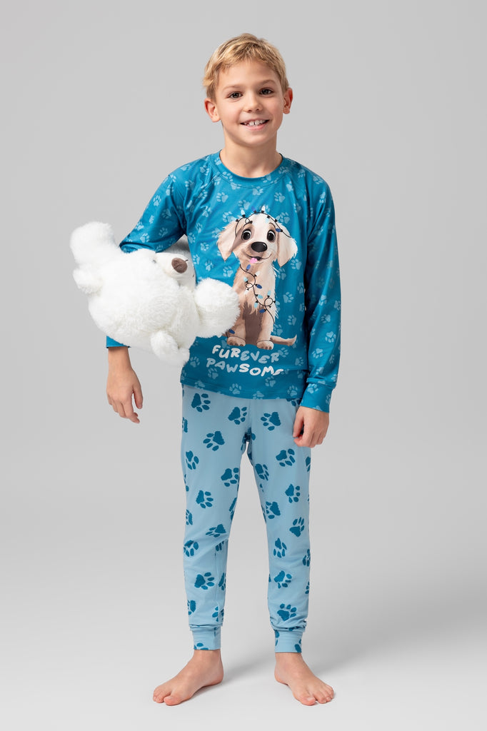 lelosi boy's pyjamas paws 0