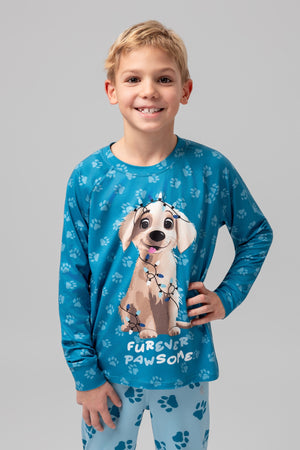 lelosi boy's pyjamas paws 1