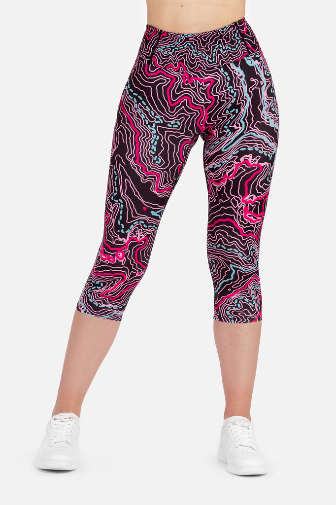 Responsible, Printed Capri Leggings