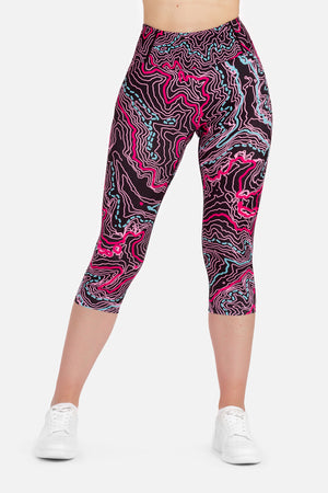 Silhouette Crossover Leggings - Toffee