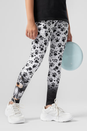 lelosi kids leggings blanche 1