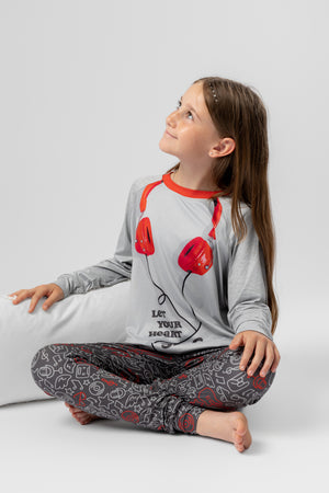 lelosi kids pyjamas heartbeat 1
