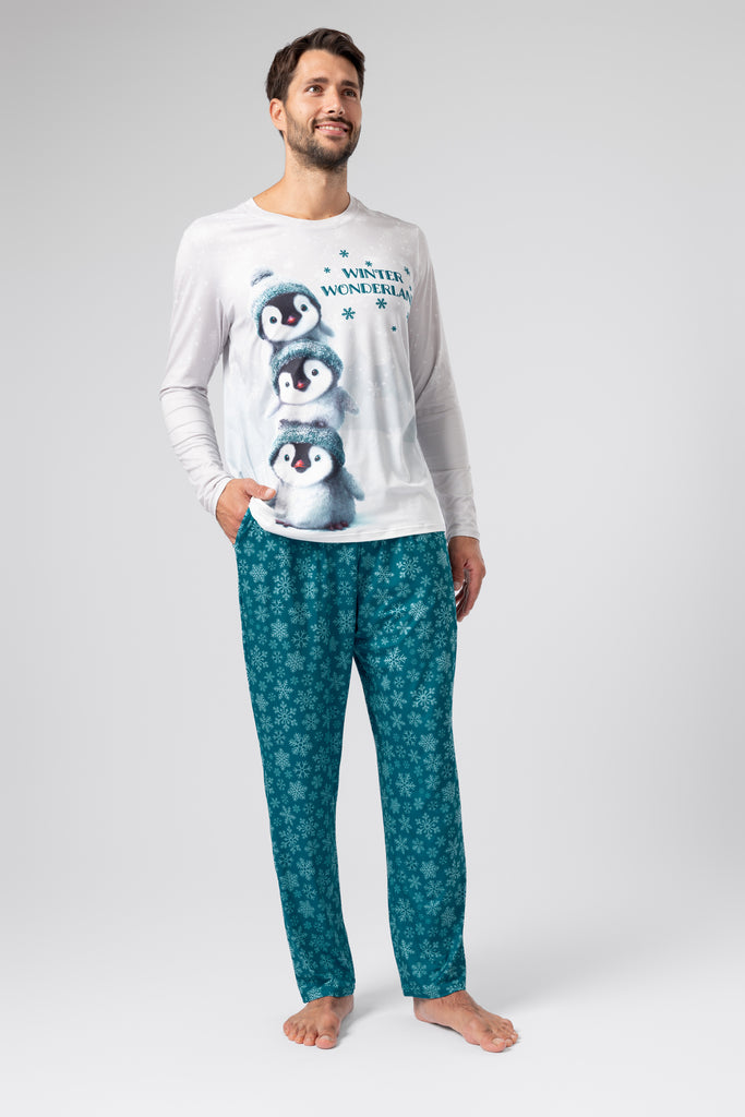 lelosi men's pyjamas snowlandy 0