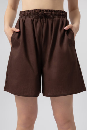 lelosi chicline bermuda shorts espresso 1