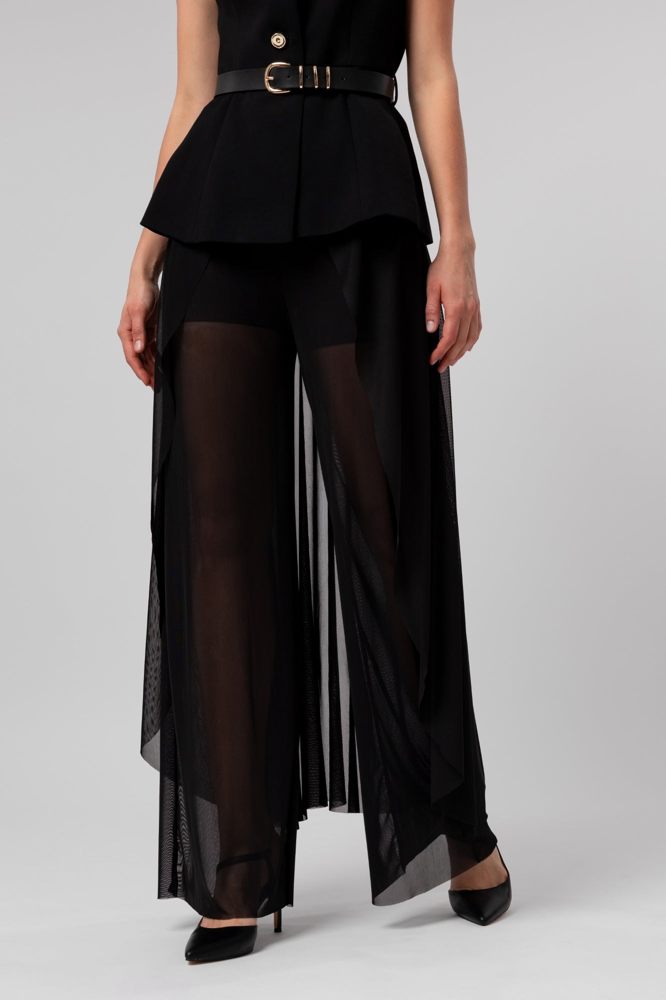 パンツ ETTE EASY SLACKS Black and SKIRT ChicLine skirt pants Zarif – Navigation