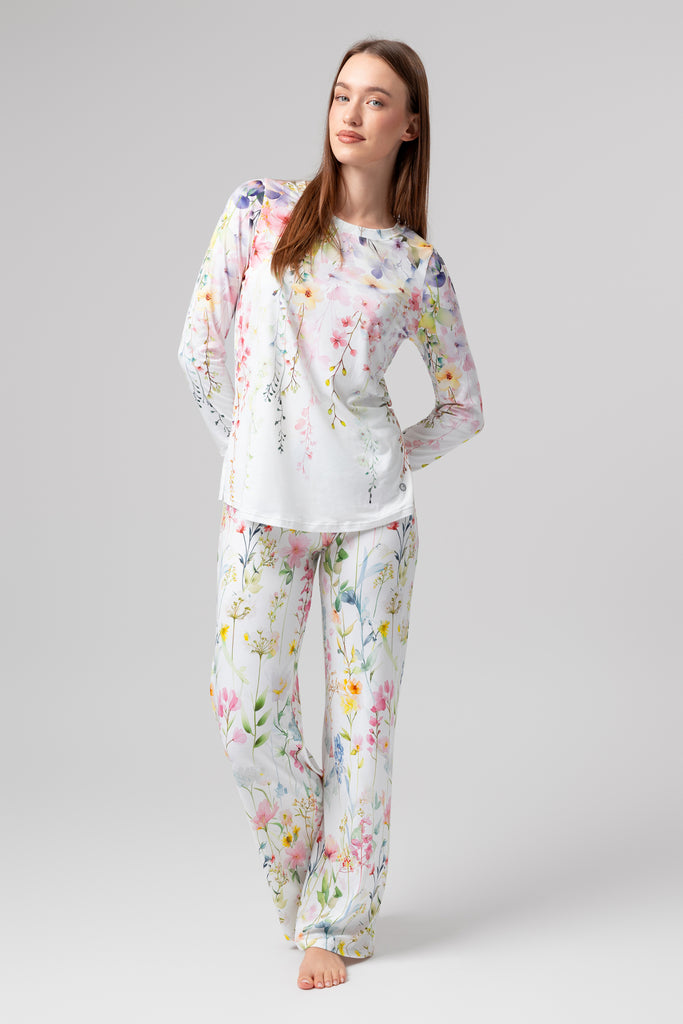 lelosi relaxed pyjamas floret 0