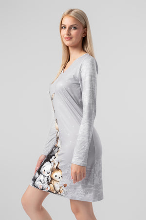 lelosi sleep shirt snowy 1