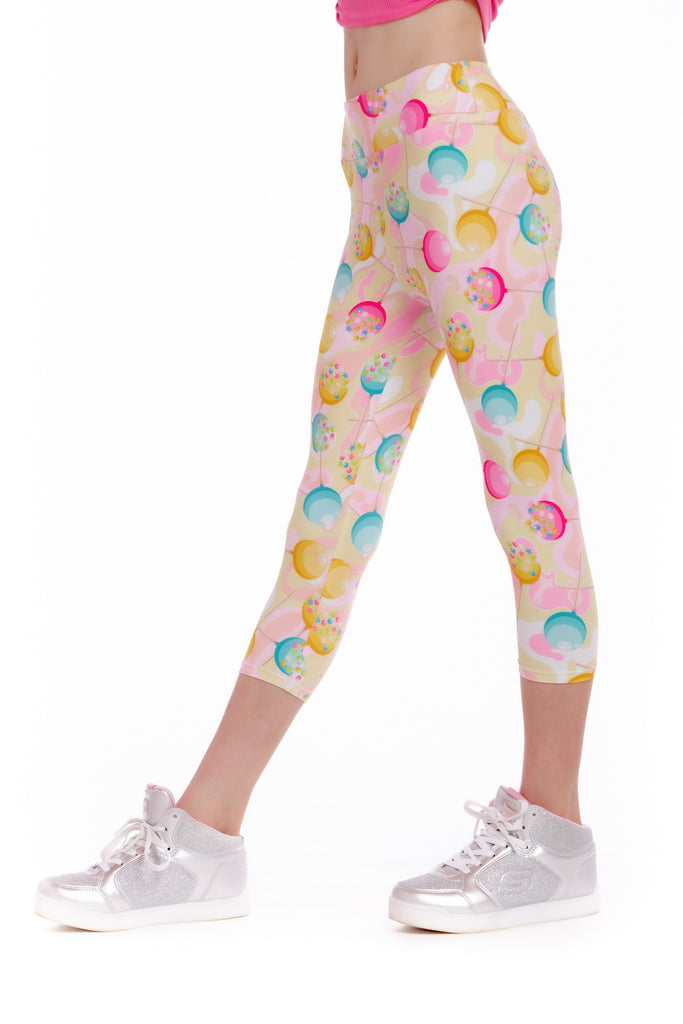 Amazon.com: Ice Cream Bonbons Girls' Leggings Toddler Doodles Kids Yoga  Pants Dance Active Tights 4T: Clothing, Shoes & Jewelry